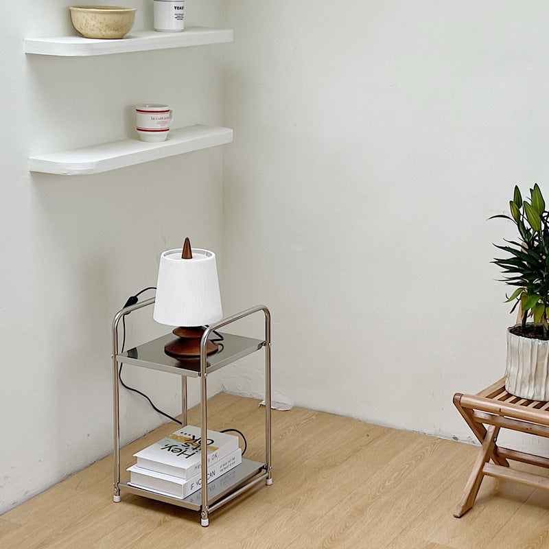 Stainless Nordic Style Coffee Table and Table-side Cabinet