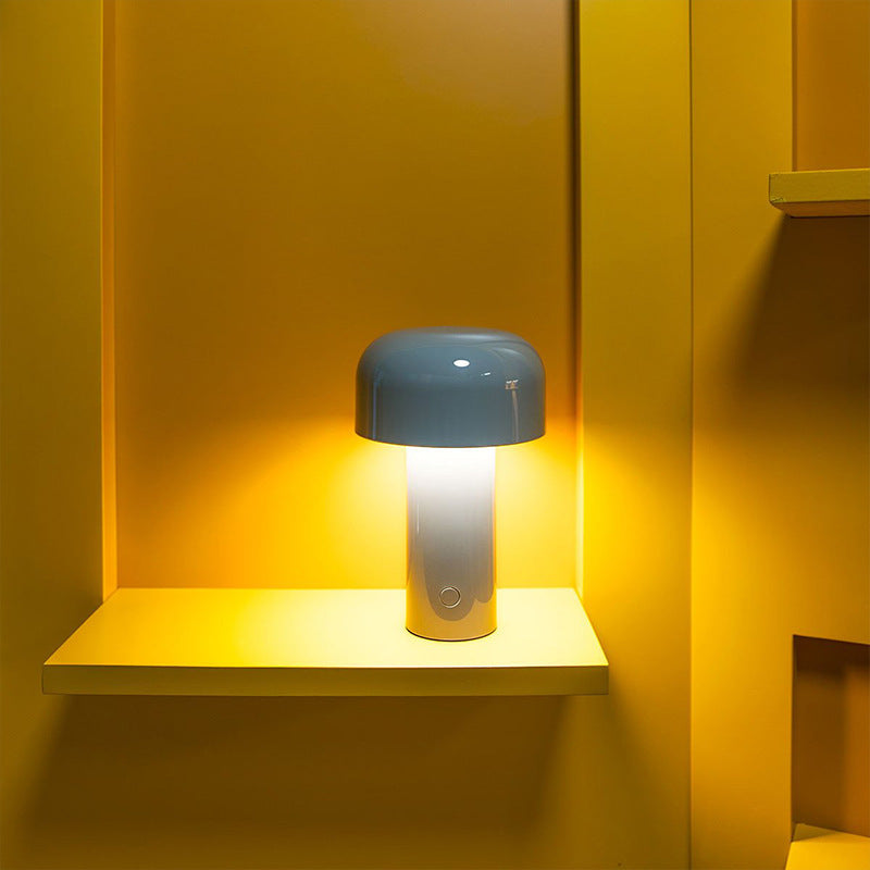 Mushroom Cordless Rechargeable USB Table Lamp