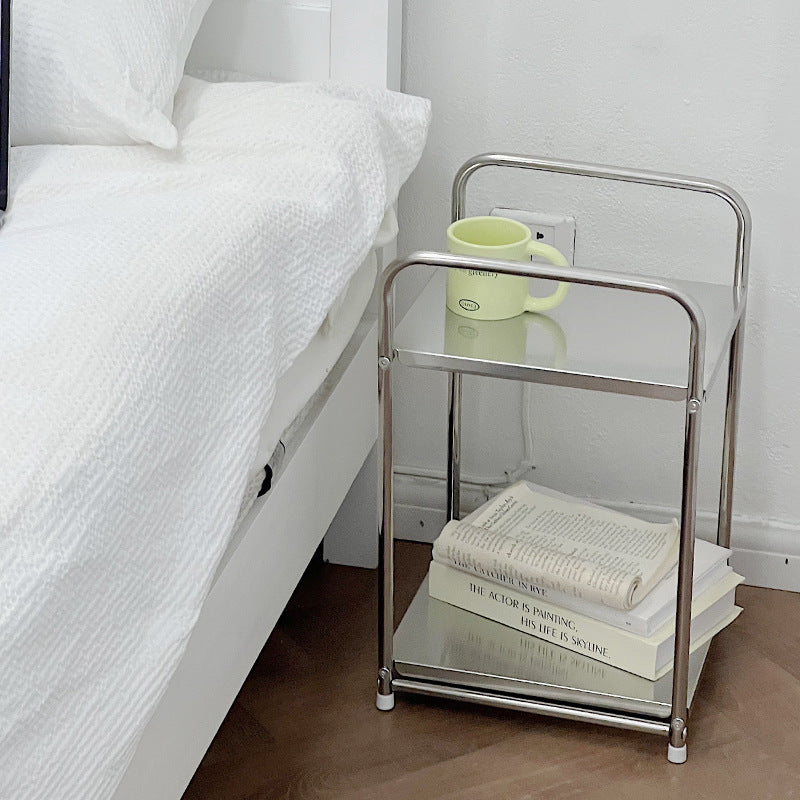 Stainless Nordic Style Coffee Table and Table-side Cabinet