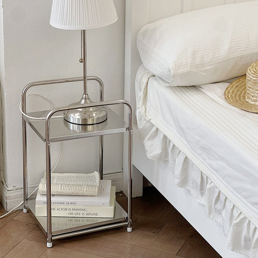 Stainless Nordic Style Coffee Table and Table-side Cabinet